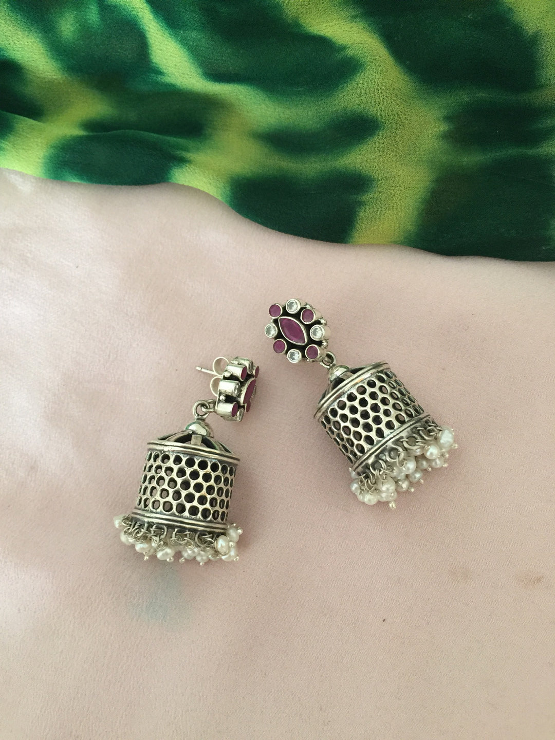 Scintillating Pure Silver 925 Earrings