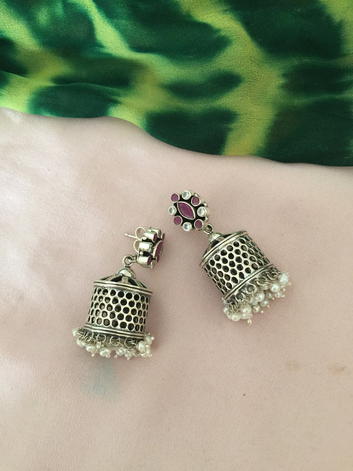 Scintillating Pure Silver 925 Earrings