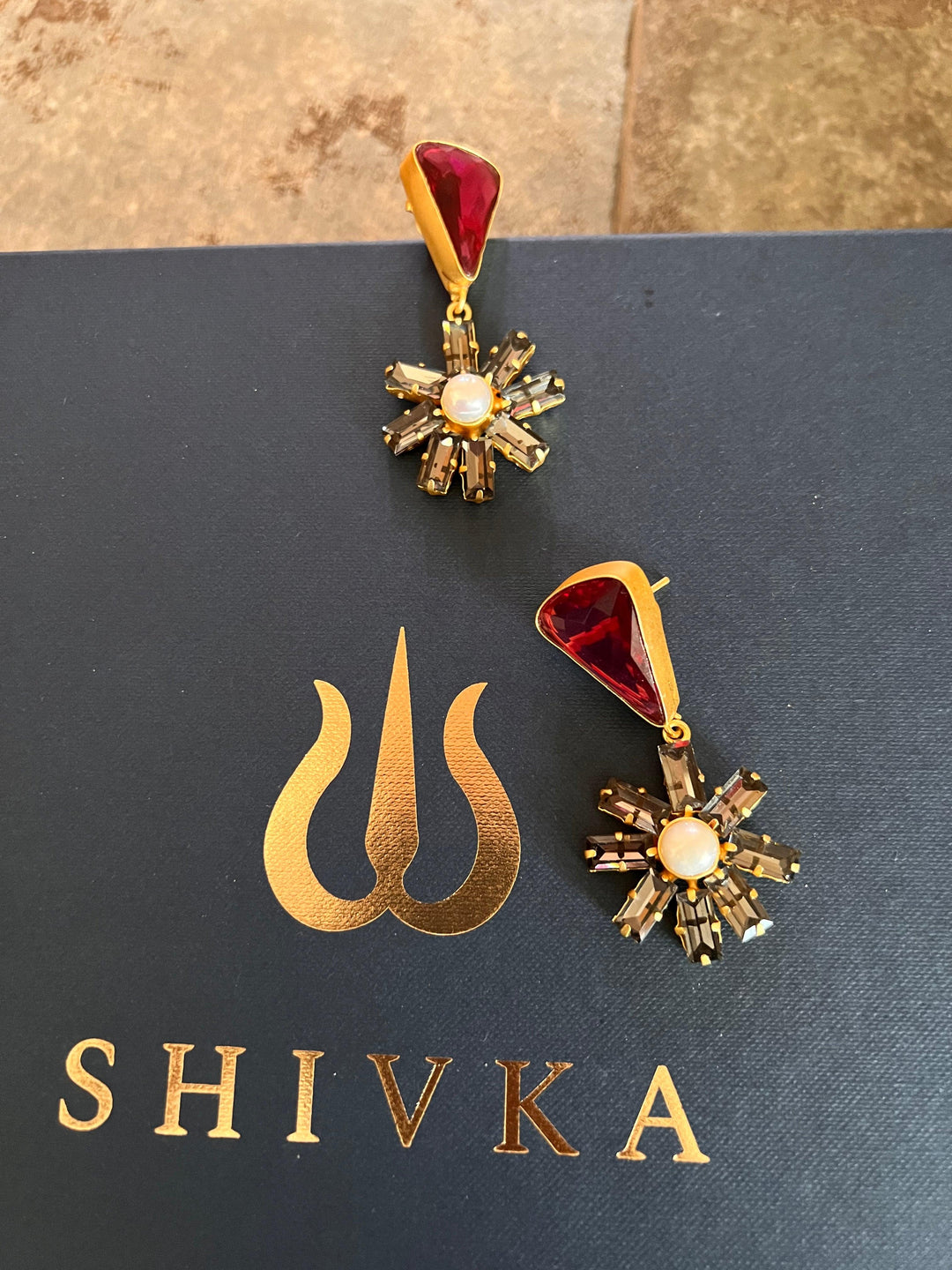 Swarovski Pearl Earrings - SHIVKA