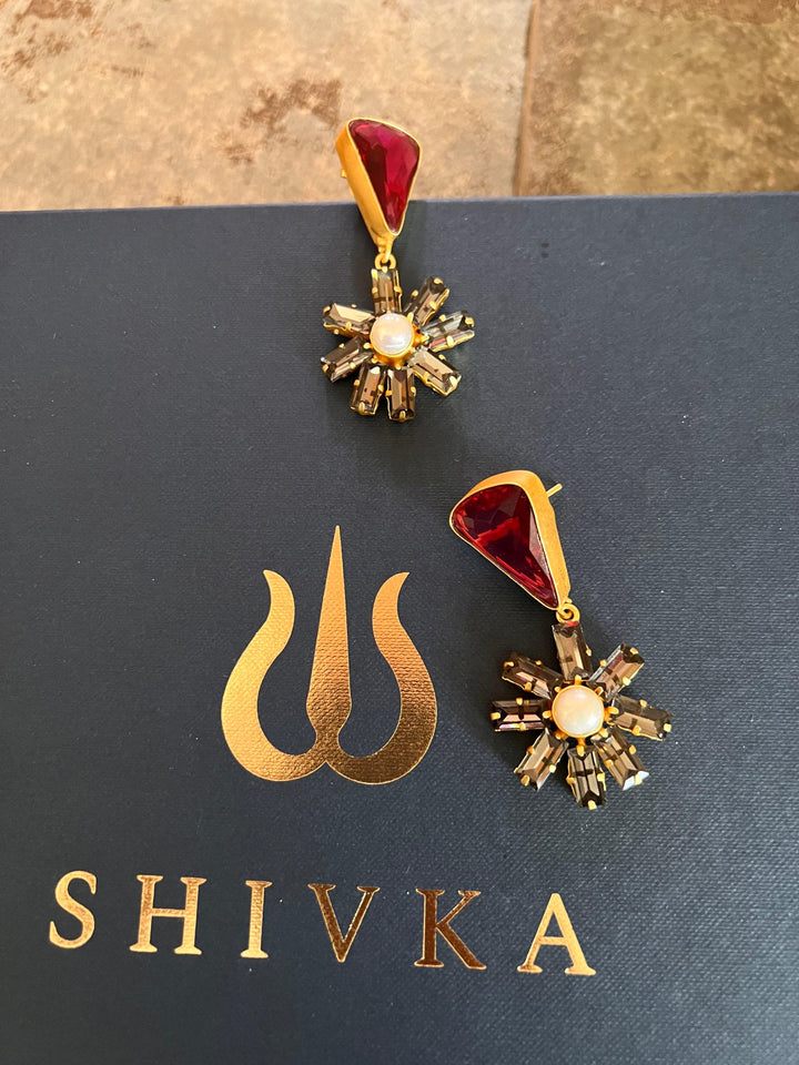 Swarovski Pearl Earrings - SHIVKA