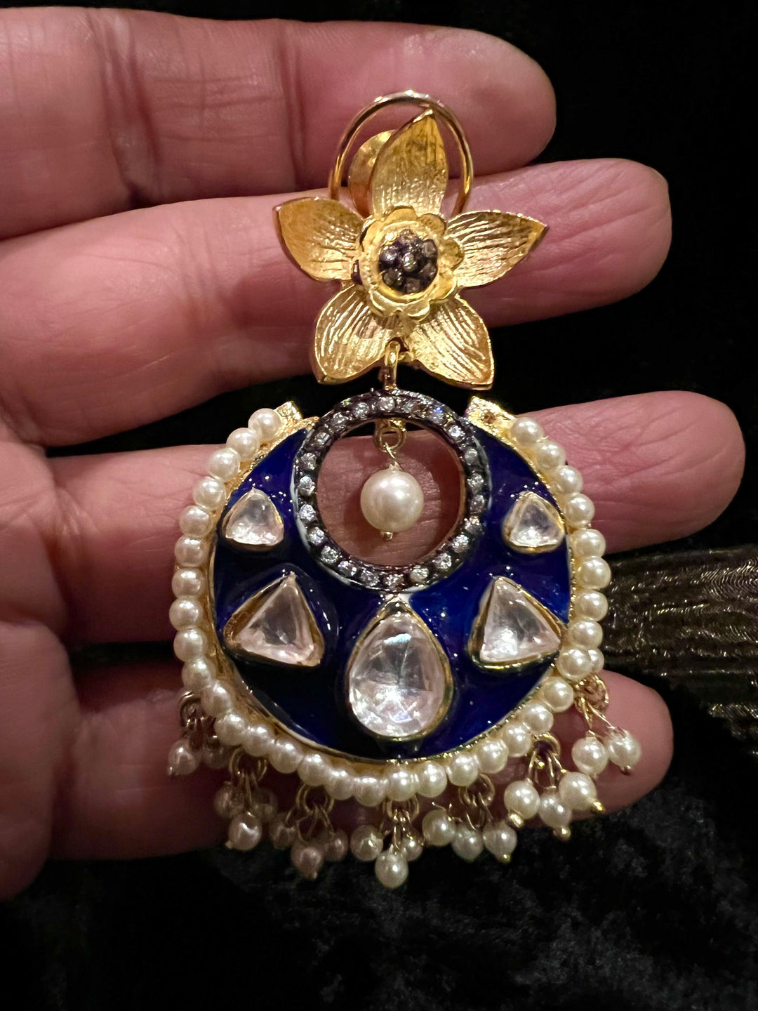 Scintillating Kundan Chandbaalis - SHIVKA