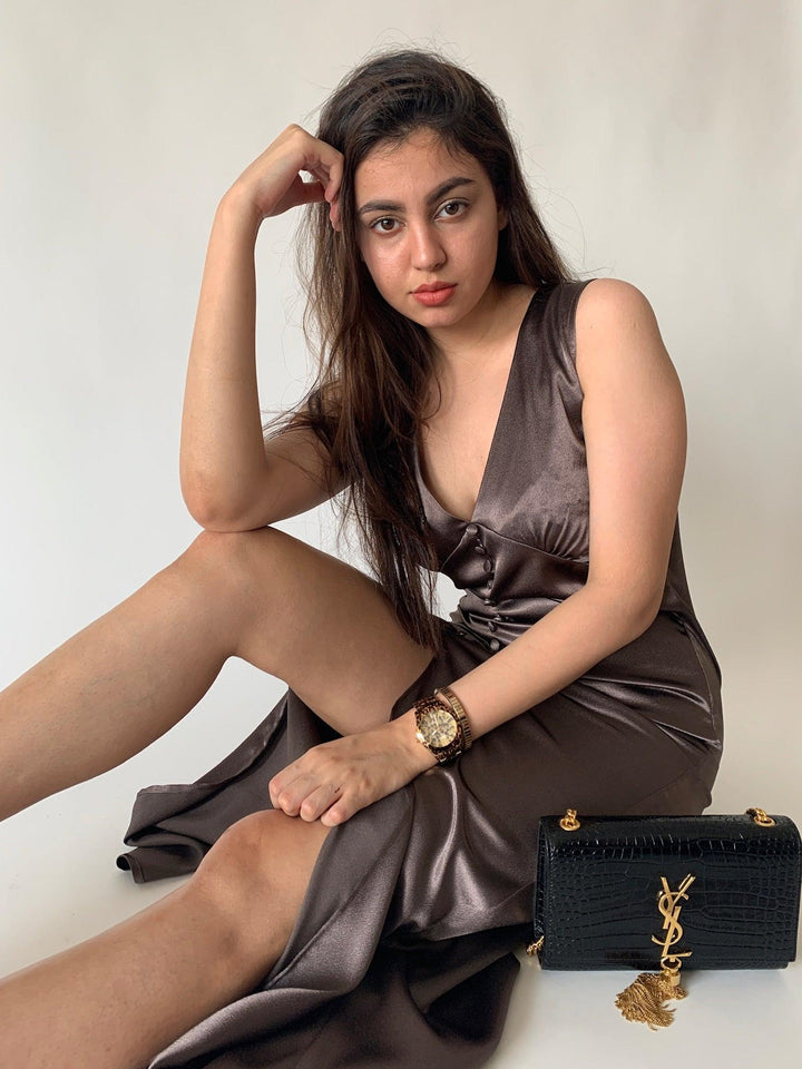 Milano Satin Dress - SHIVKA