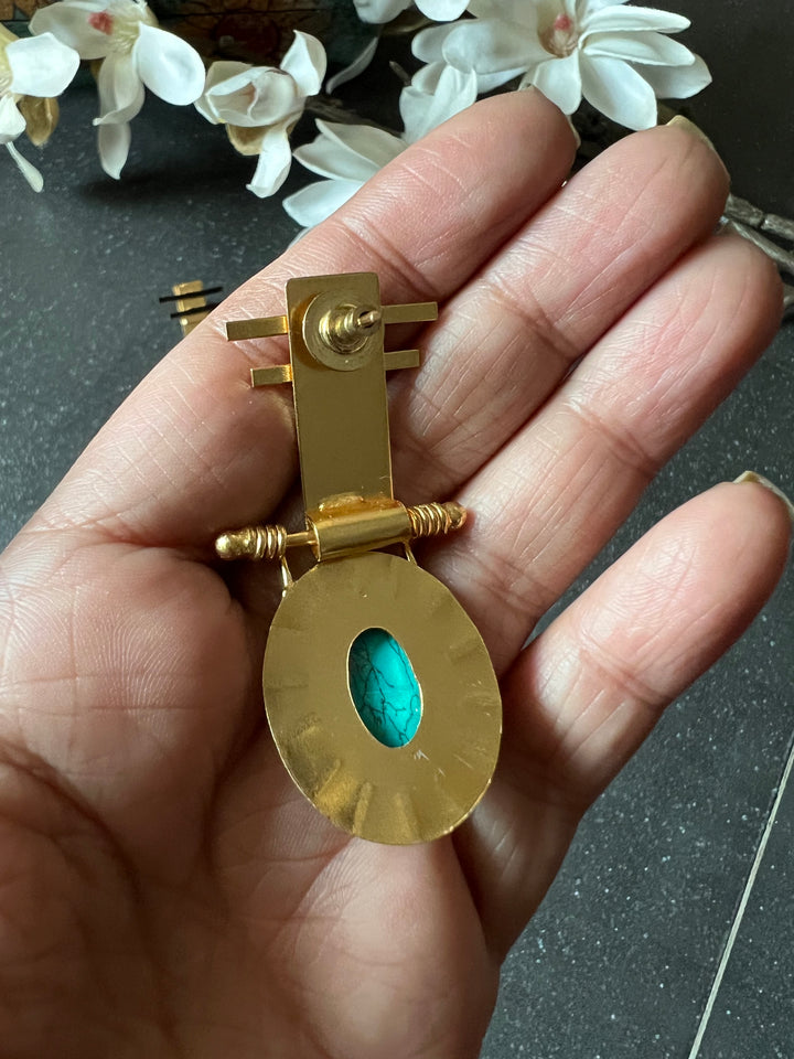 Vintage Stone Earrings