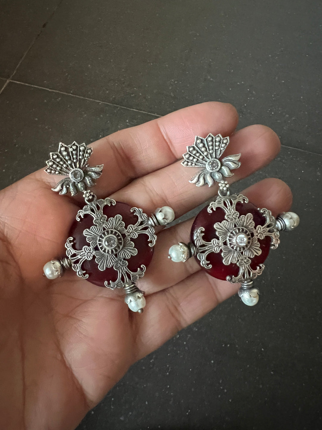 Antique Brass Earrings