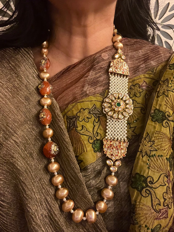 SHIVKA Designer Tanjore Artwork Necklace
