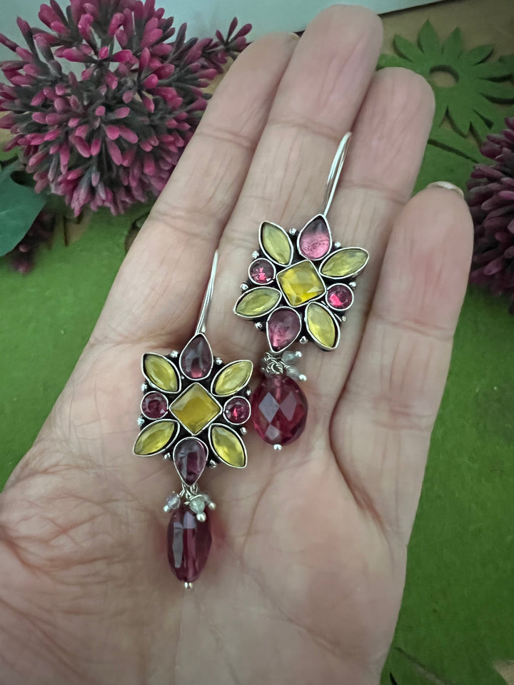 Pink Hydro Drop Earrings