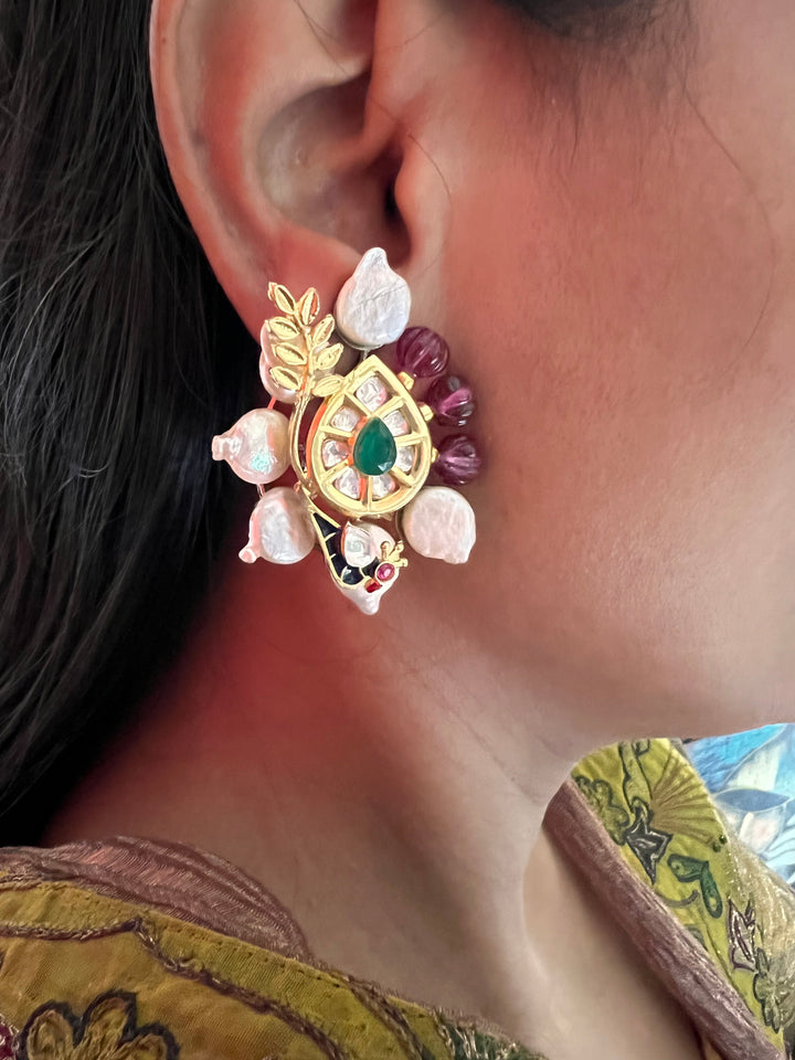 Designer Fusion Stud Earrings
