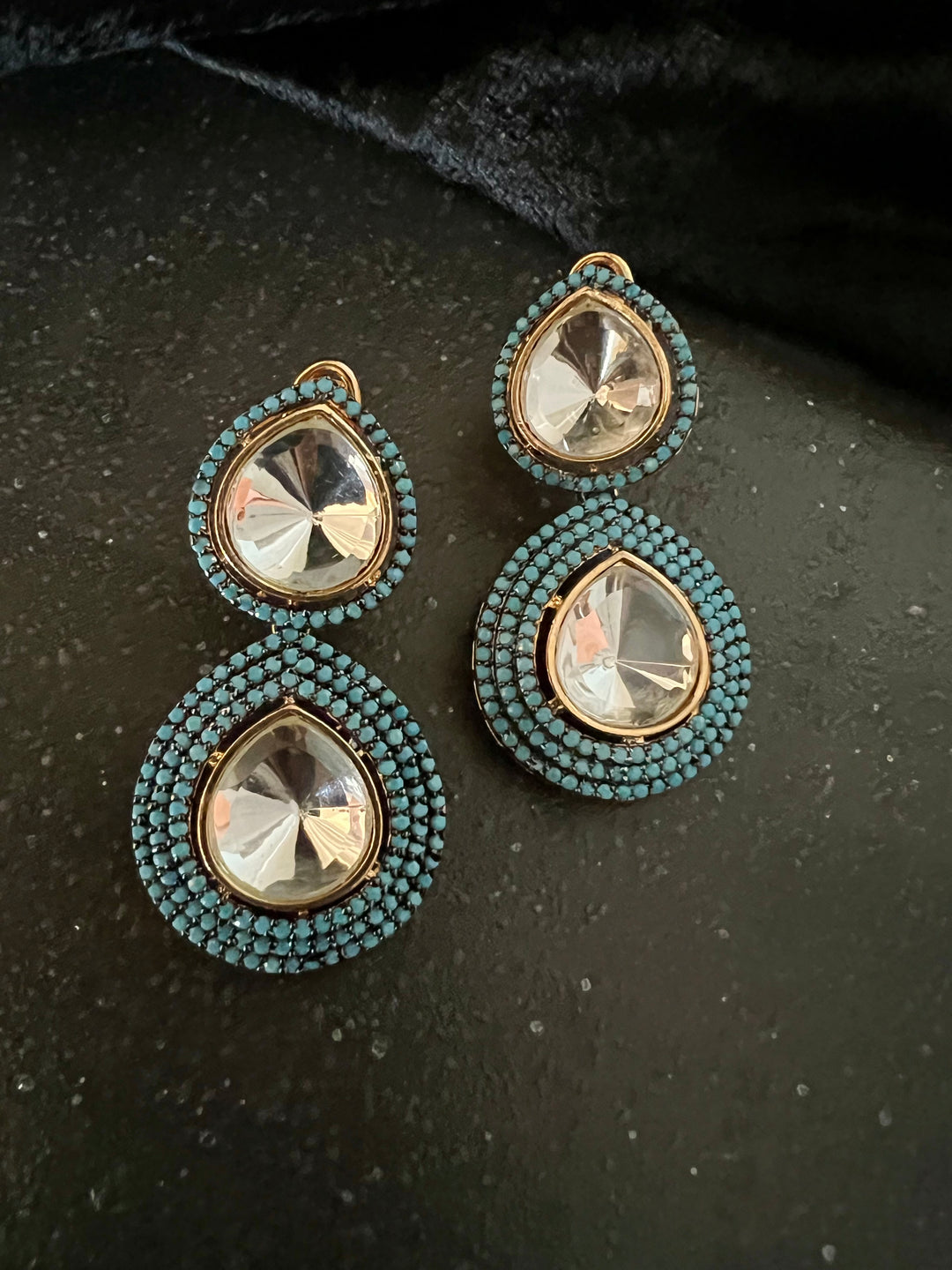 Statement Polki Earrings