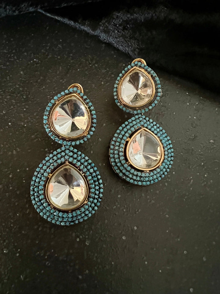 Statement Polki Earrings