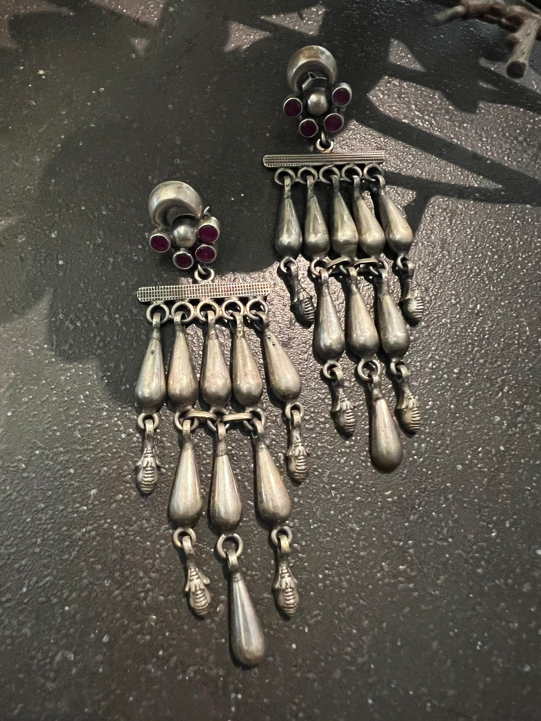 Dancing Doll Sterling Silver Long Earrings