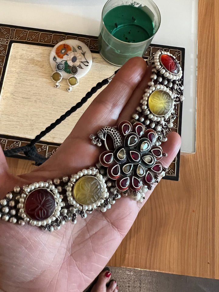 Fusion Necklace with Earrings