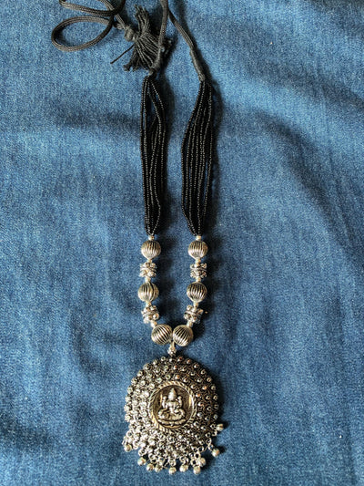 Laxmi Pendant Long Necklace - SHIVKA