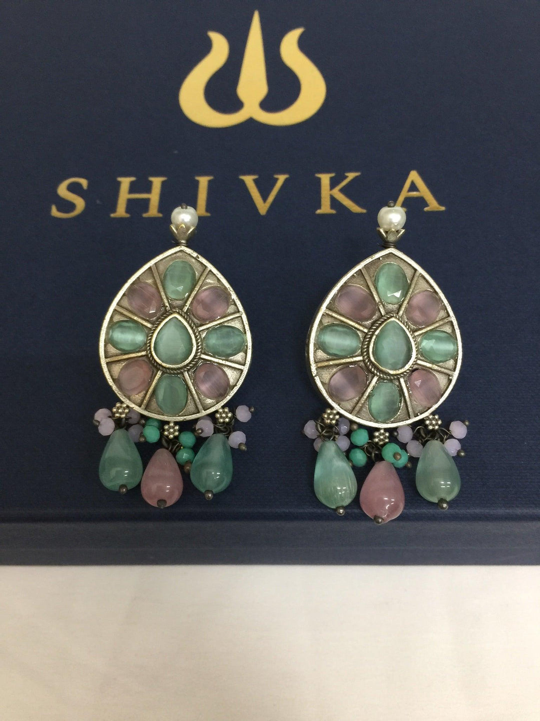 Statement Necklace with Earrings - SHIVKA