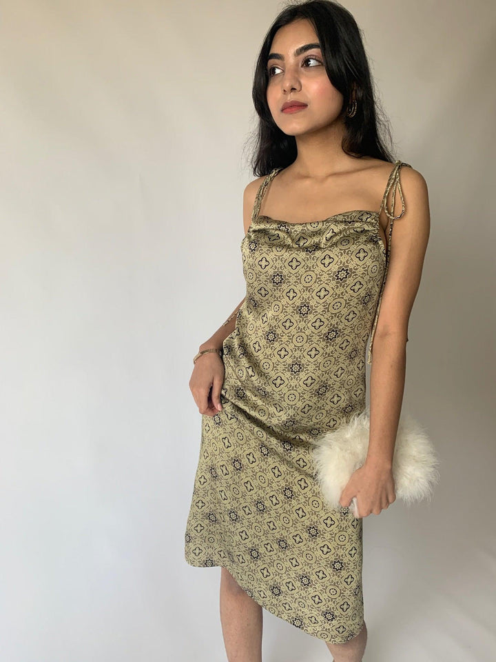 Winter Hazel Cowl Neck Dress - SHIVKA