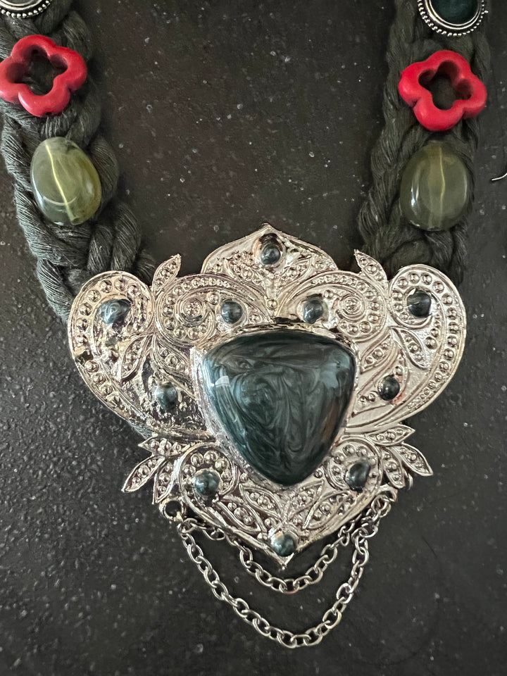 Fusion Necklace with Earrings