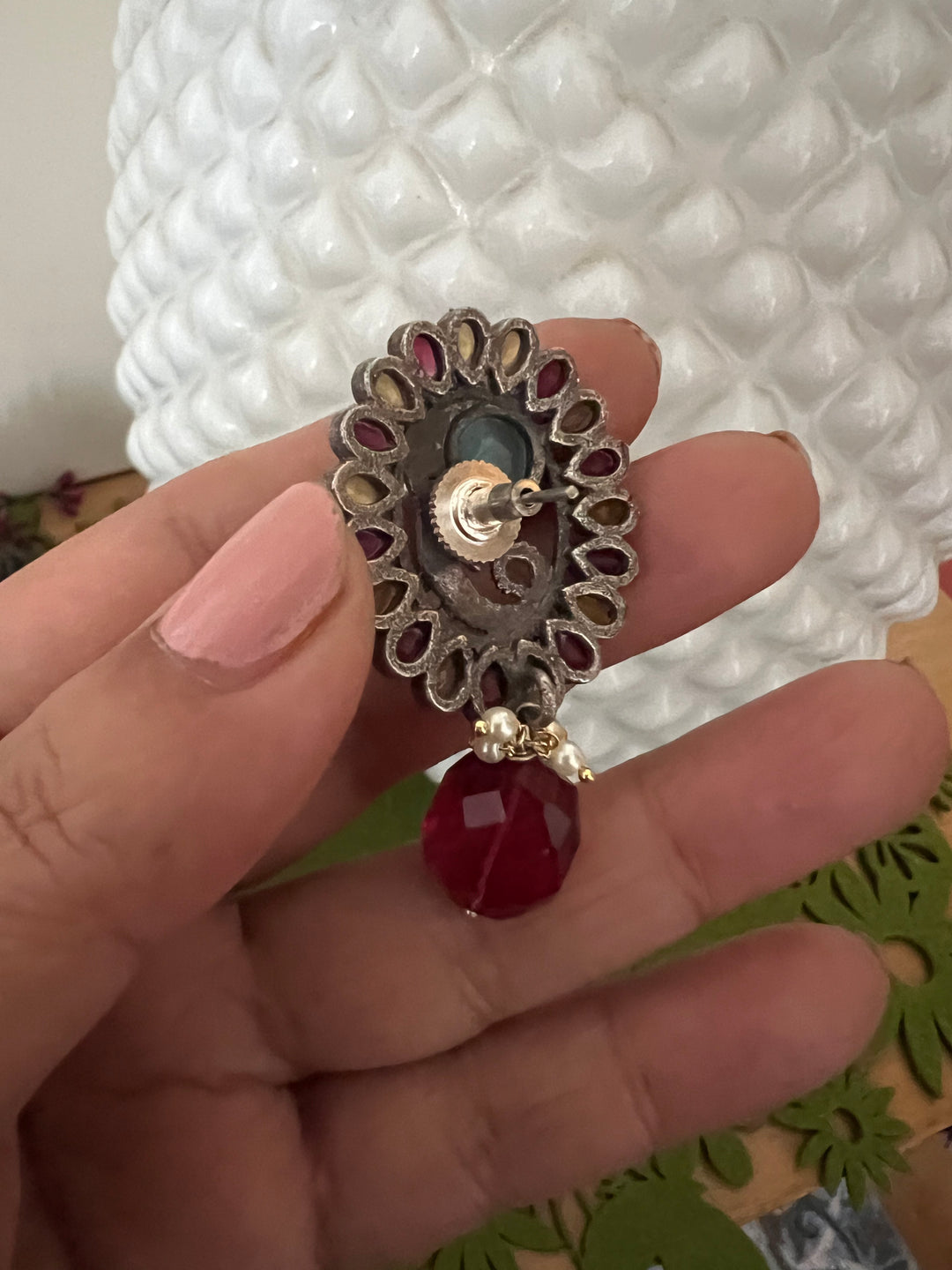 Scintillating Gemstones Earrings