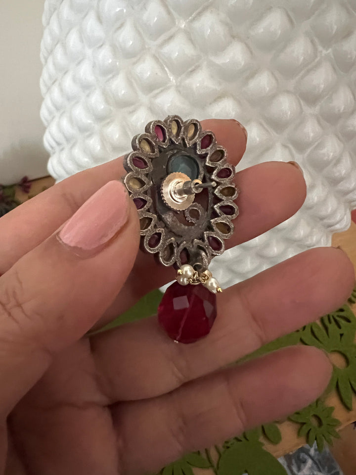 Scintillating Gemstones Earrings