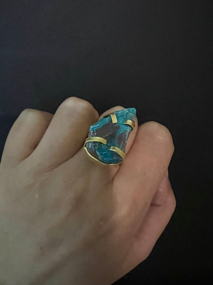 Statement Natural Gemstone Ring