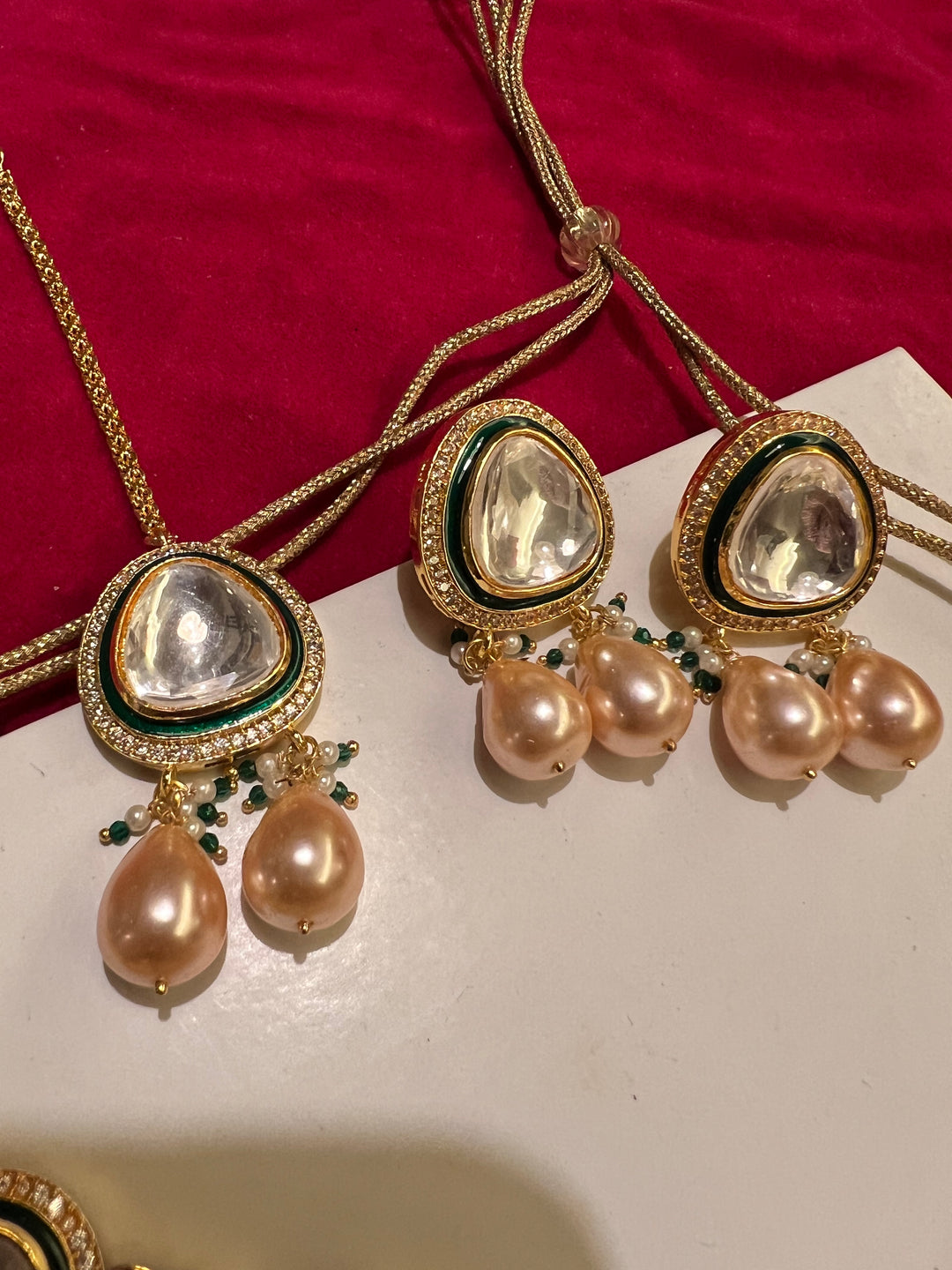 Royal Bridal Choker Necklace with Earrings and Maangtikka