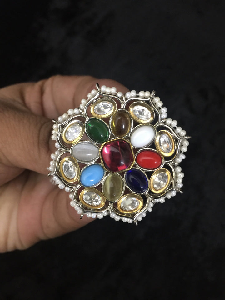 Designer Multicolored Choker with Studs