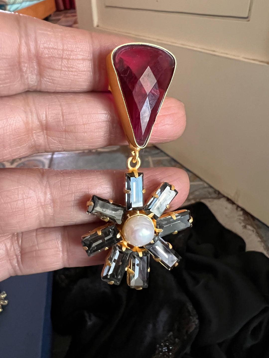 Swarovski Pearl Earrings - SHIVKA