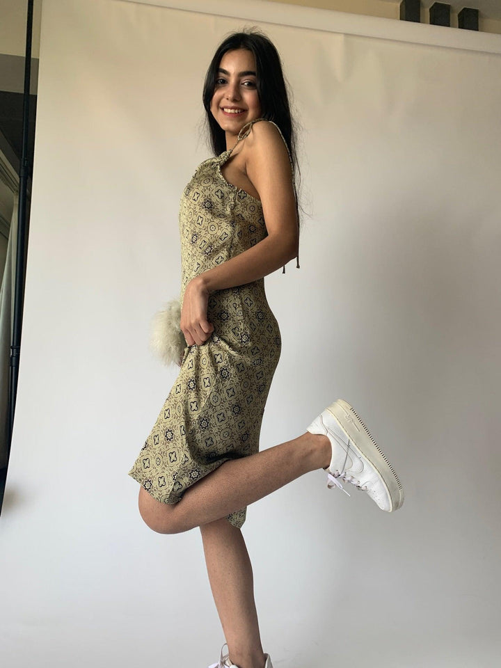 Winter Hazel Cowl Neck Dress - SHIVKA