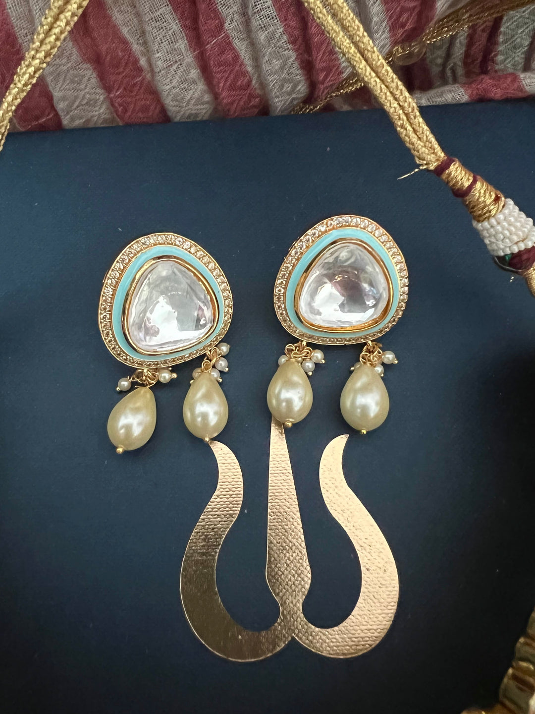 Bridal Kundan Choker with Earrings and Maangtikka