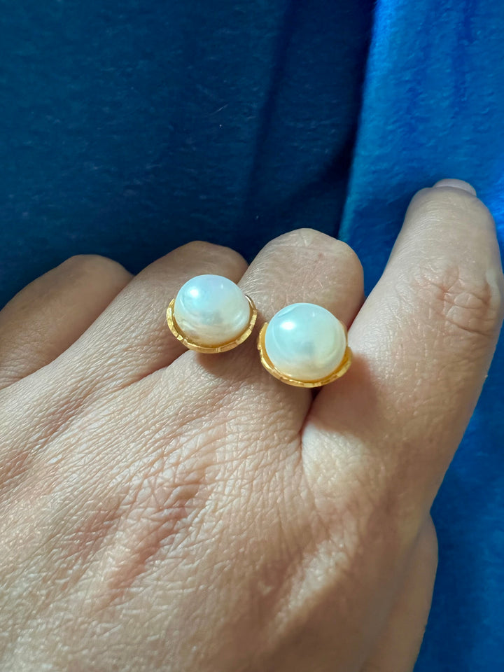 Twin Pearl Ring