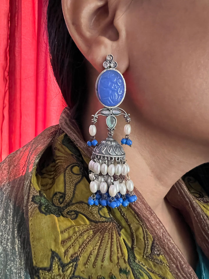 Beautiful Antique Pearl Danglers