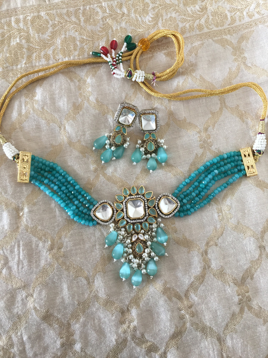 Victorian Choker with Earrings