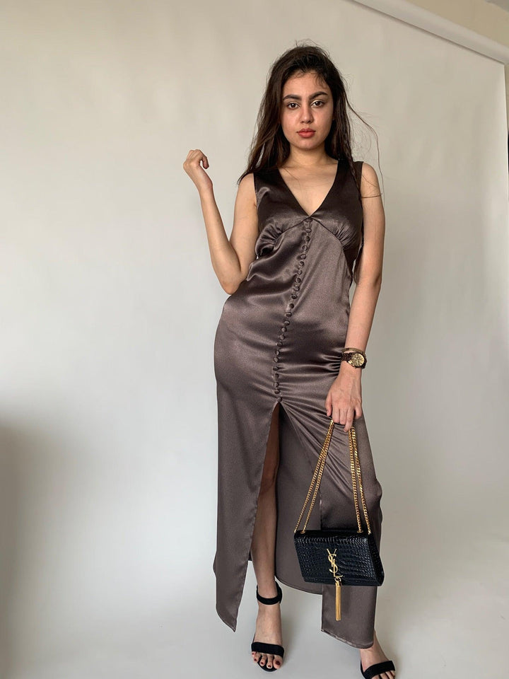 Milano Satin Dress - SHIVKA