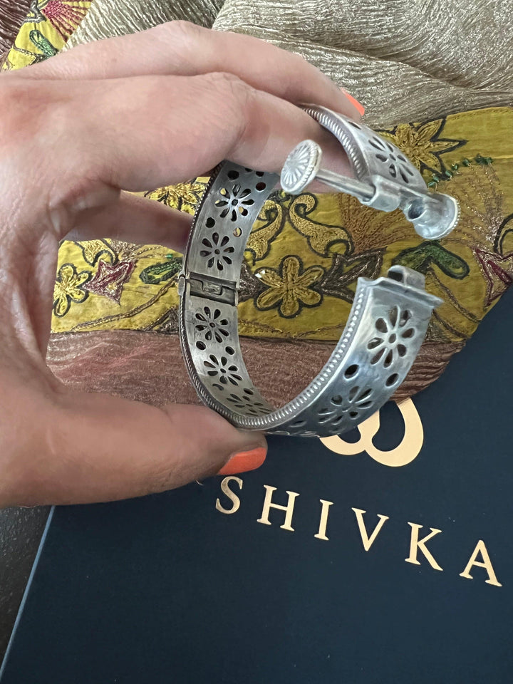 Statement Antique Cutwork Kada - SHIVKA