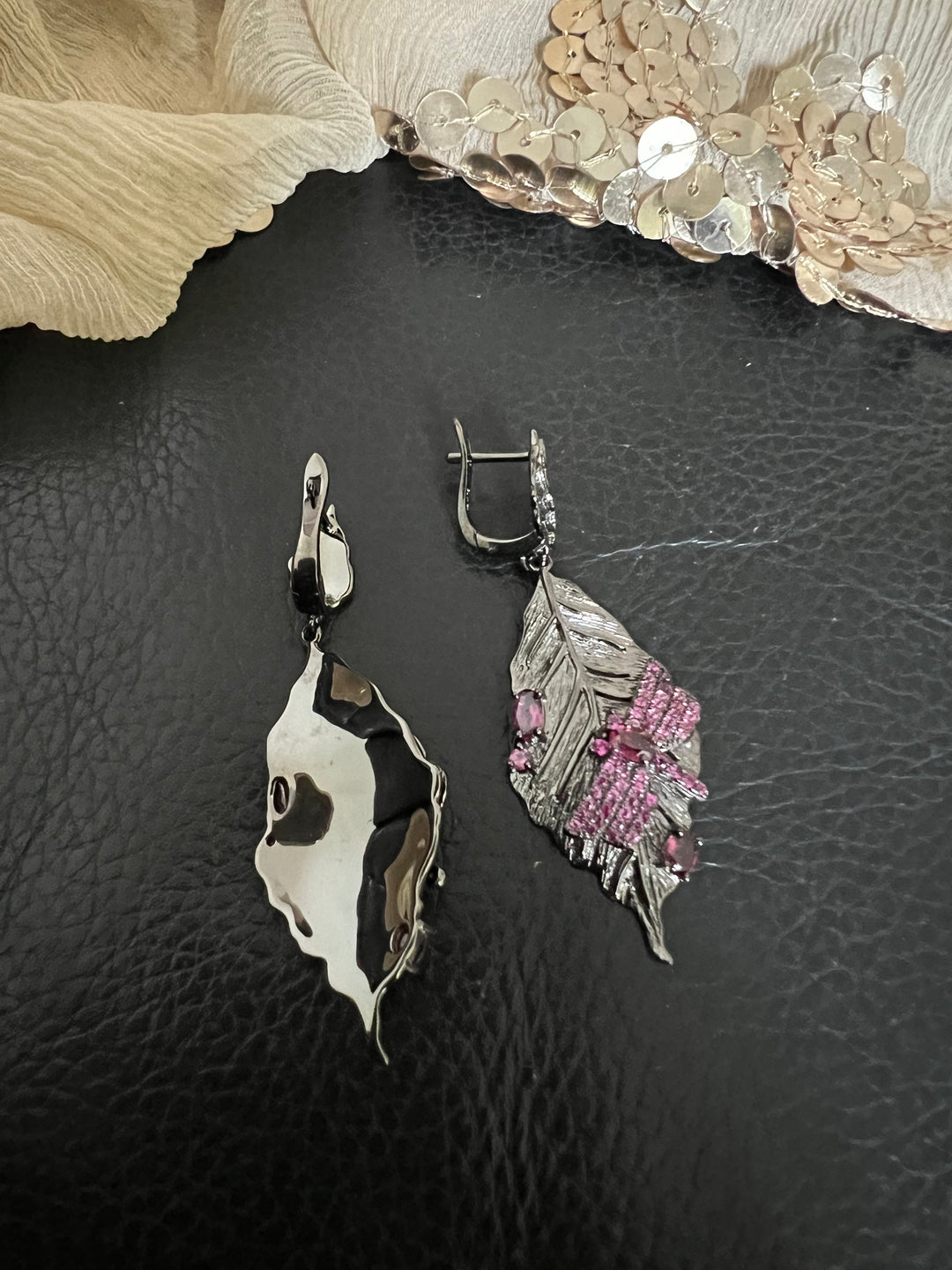 Designer Pure 925 Silver Dragon Fly Earrings