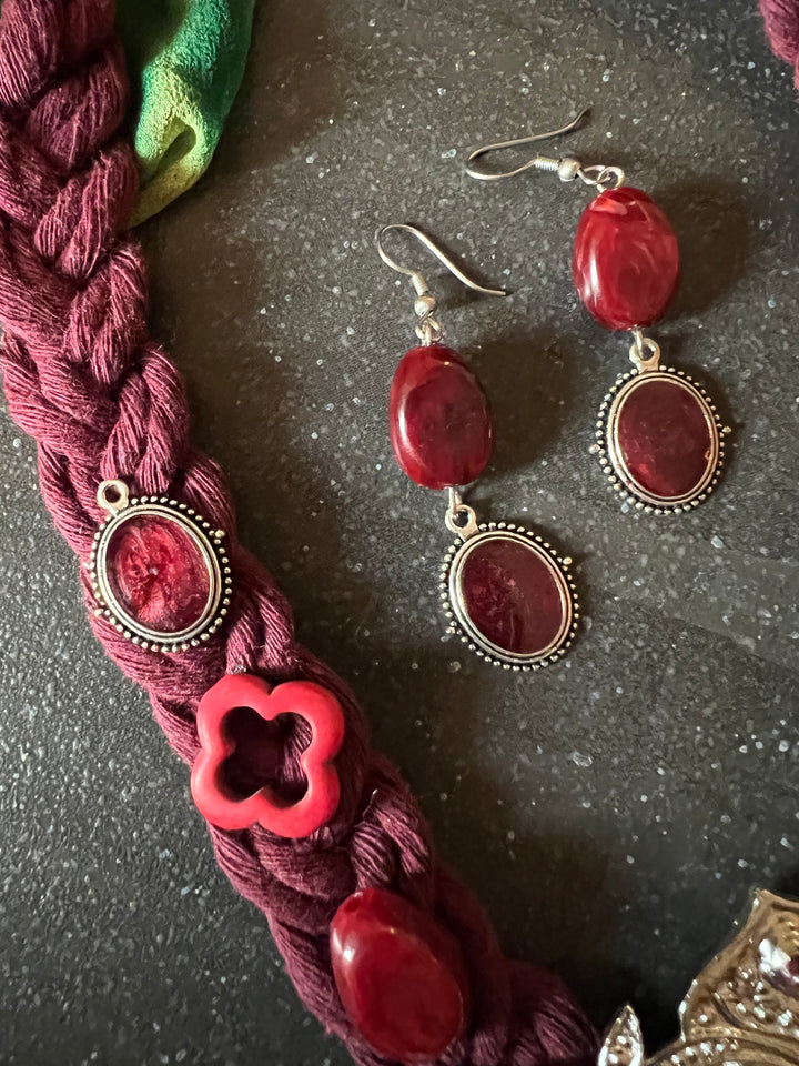 Fusion Necklace with Earrings