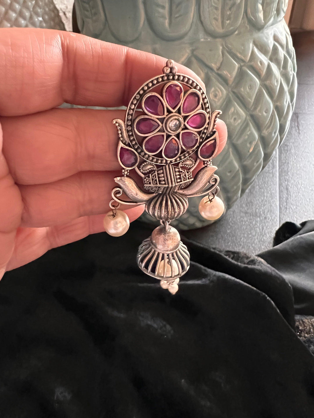 Statement Antique Earrings - SHIVKA