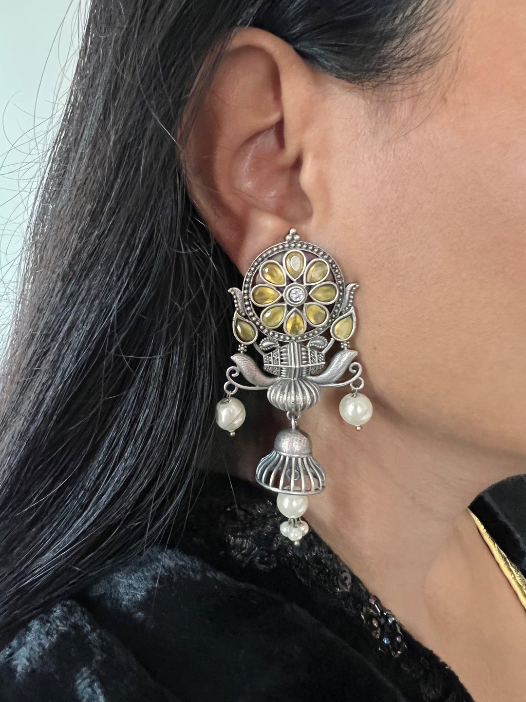 Statement Antique Earrings - SHIVKA