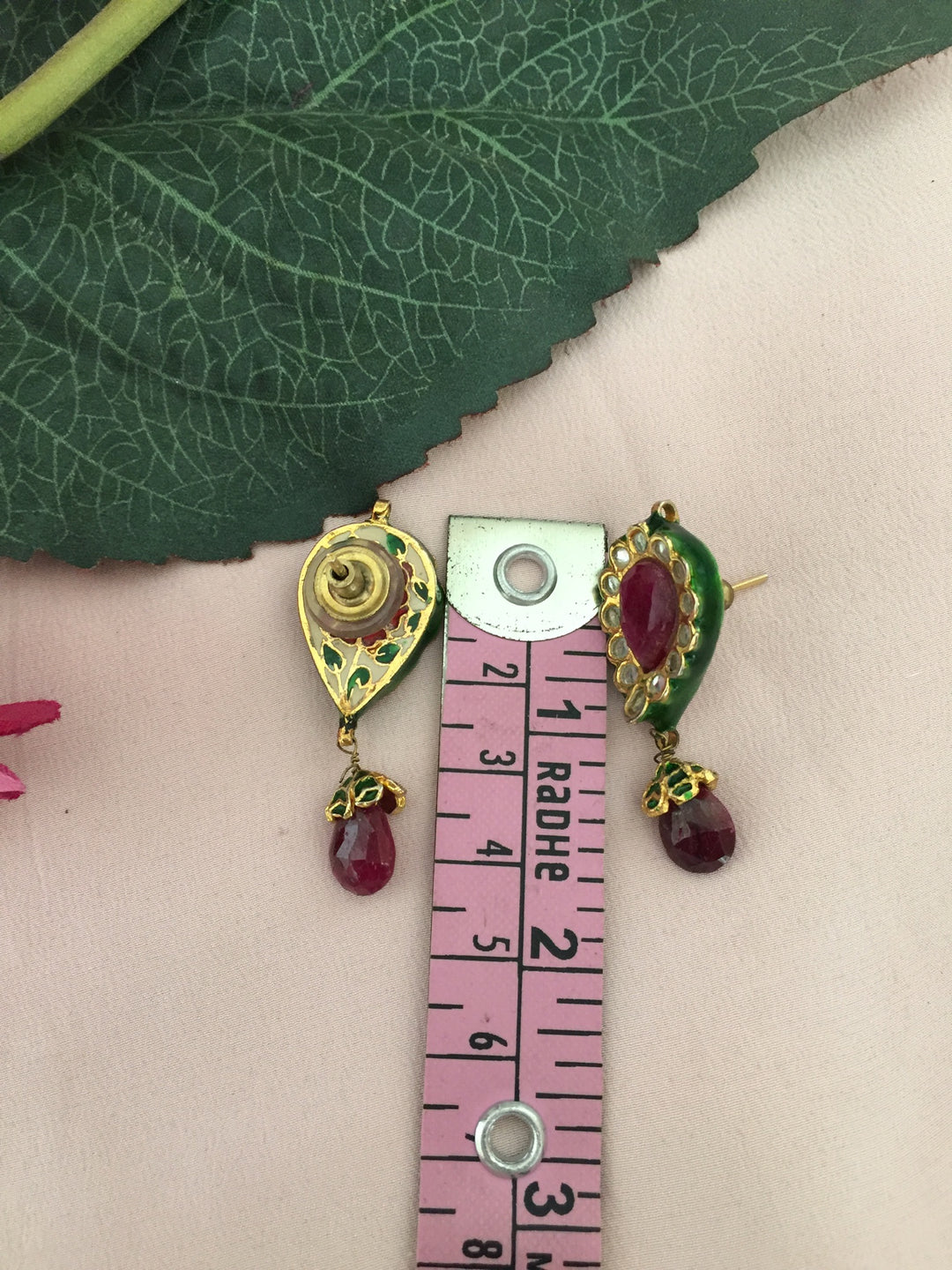 Vintage Kundan Necklace with Statement Earrings