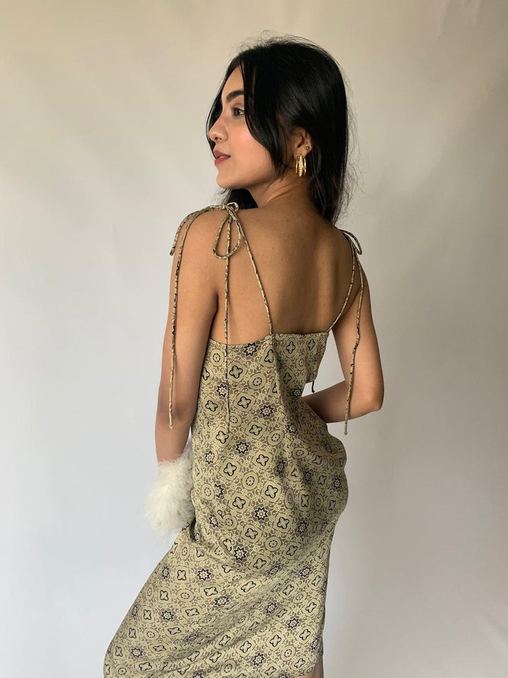 Winter Hazel Cowl Neck Dress - SHIVKA