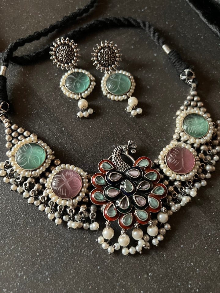 Fusion Necklace with Earrings
