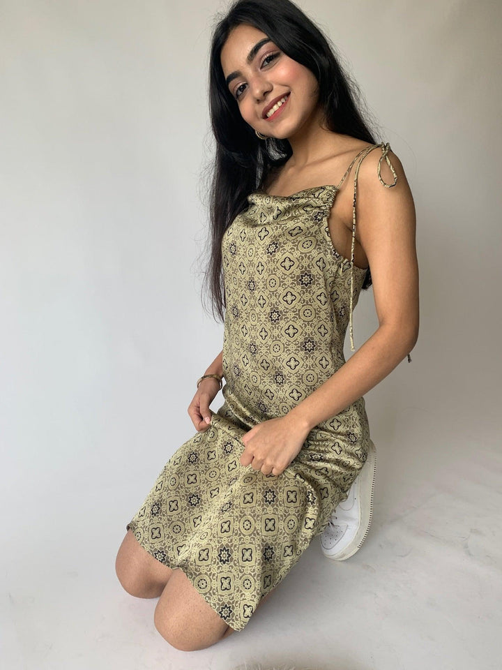 Winter Hazel Cowl Neck Dress - SHIVKA