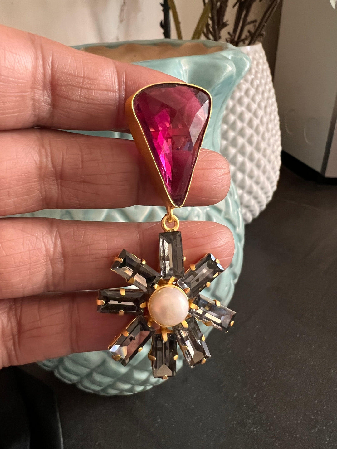 Swarovski Pearl Earrings - SHIVKA