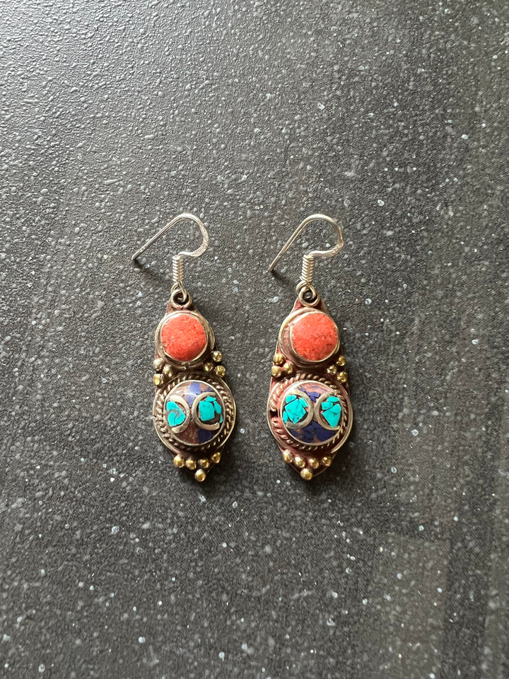 Antique Stones Danglers