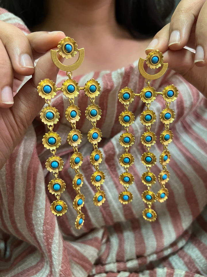 Statement Garden of Flowers Earrings