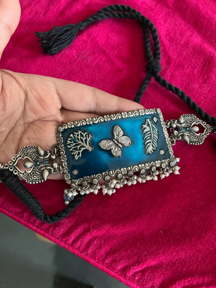 Antique Enamelled Choker