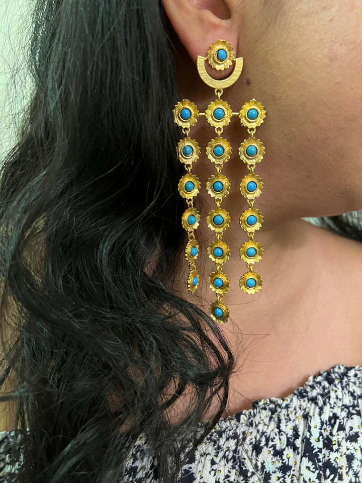 Statement Garden of Flowers Earrings