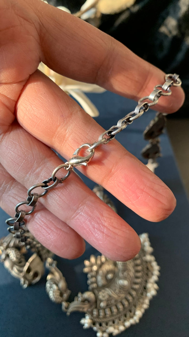 Antique Pendant Necklace with Earrings