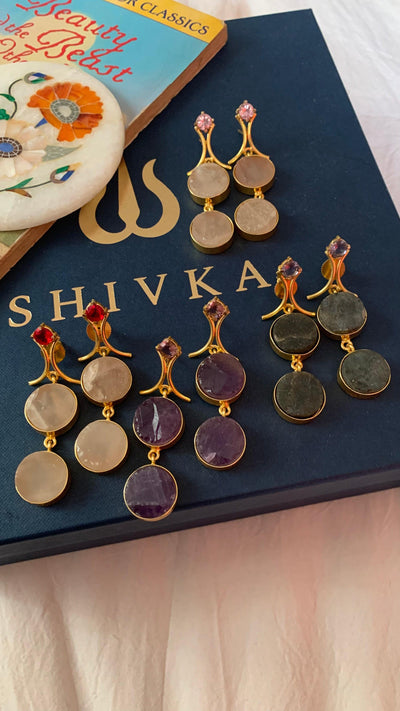 Pretty Stone Earrings - SHIVKA