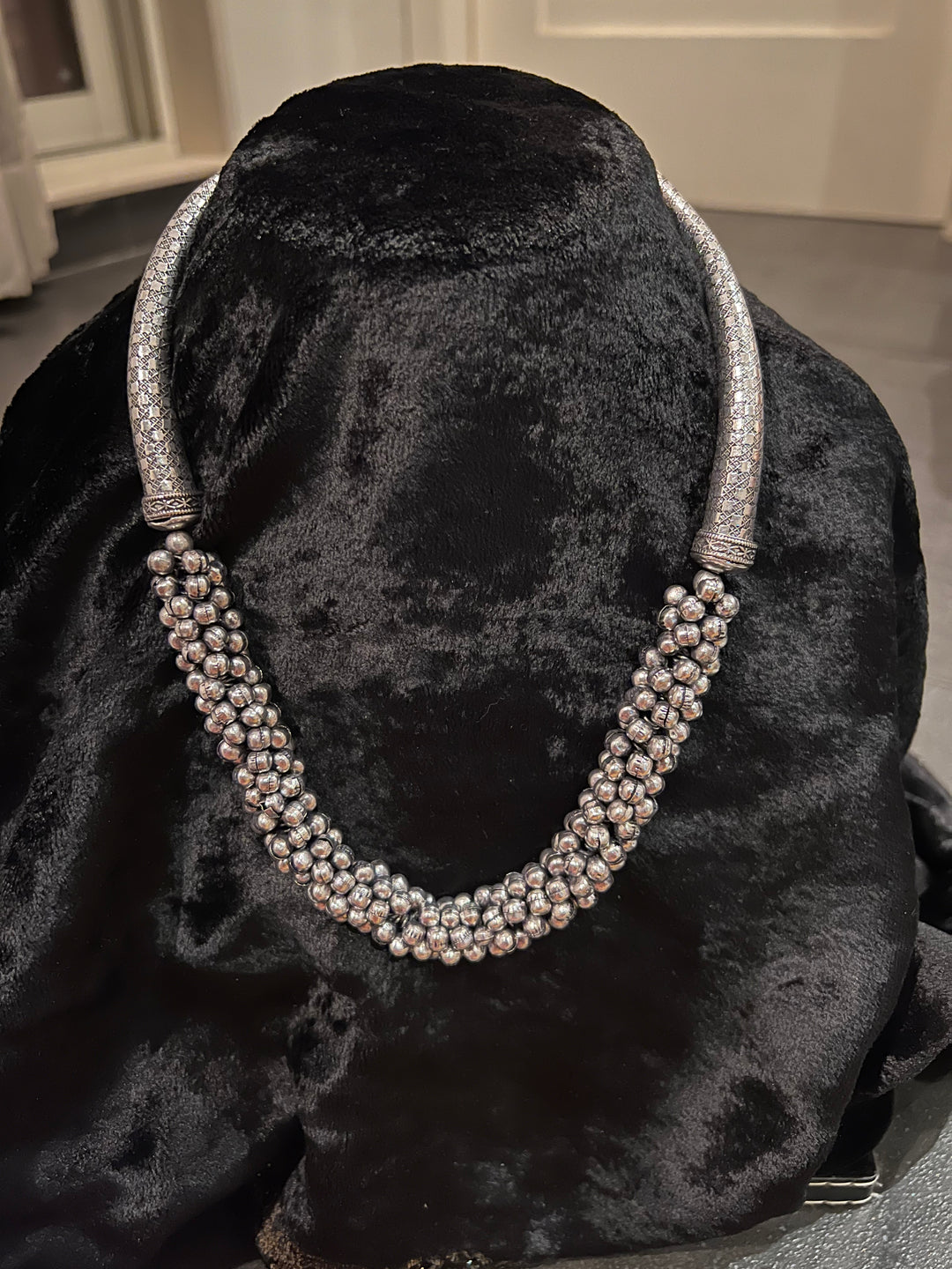 Antique Ghungroo Hasli Necklace