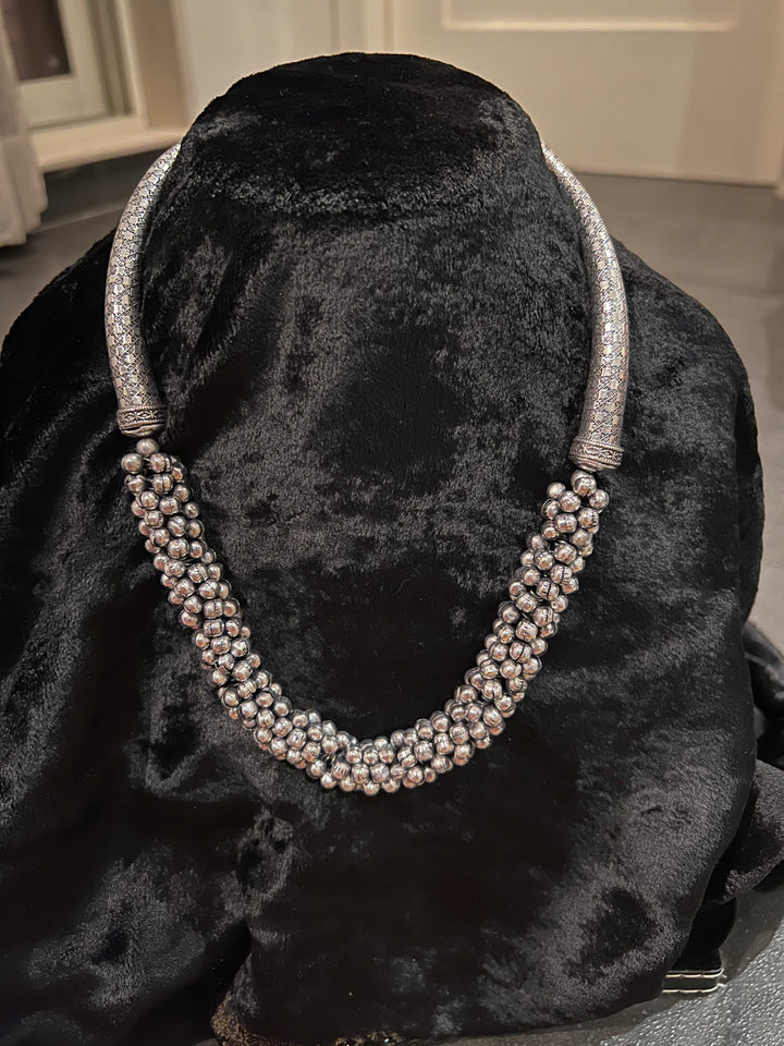 Antique Ghungroo Hasli Necklace
