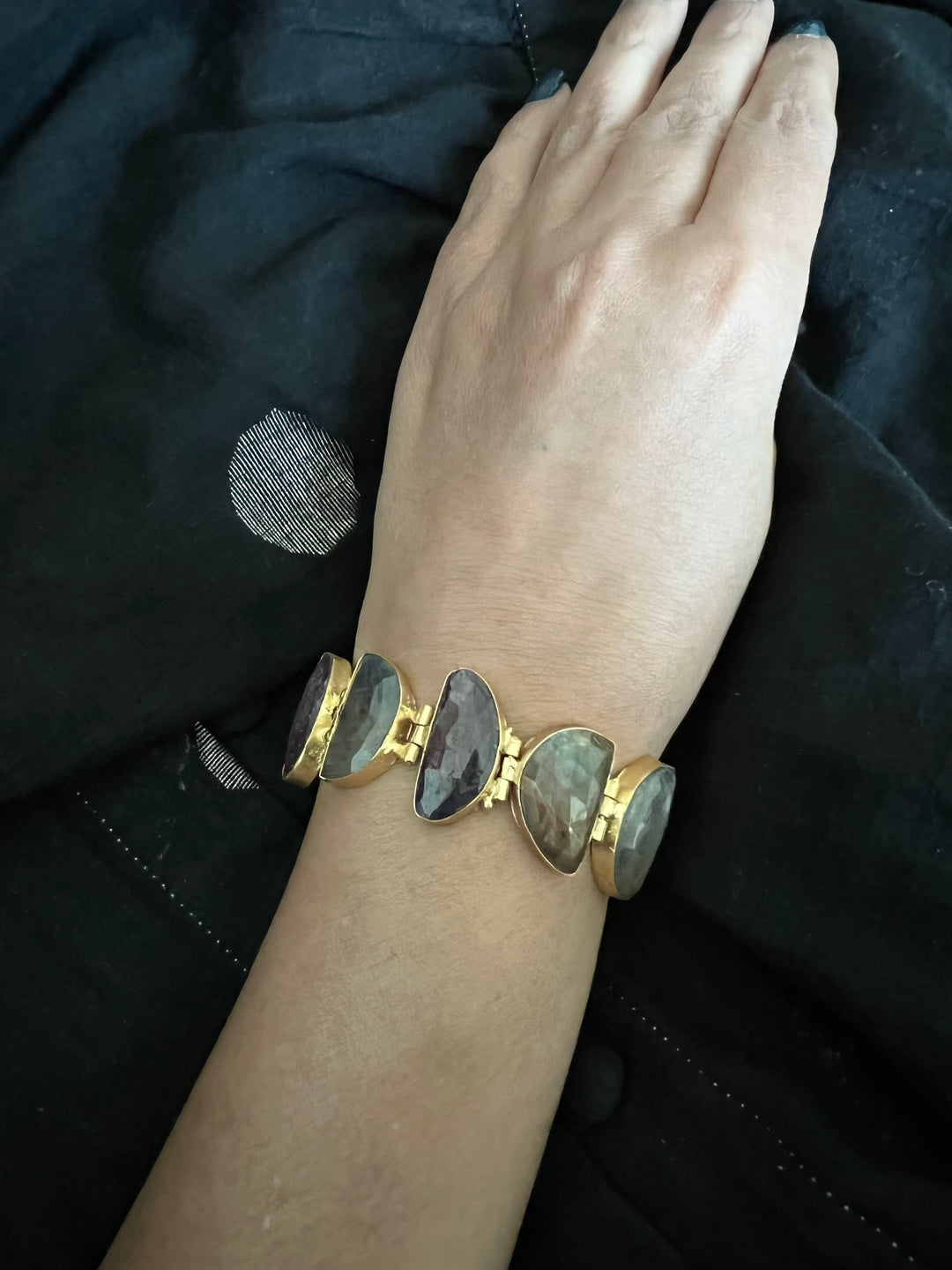 Multicolored Sapphire Bracelet